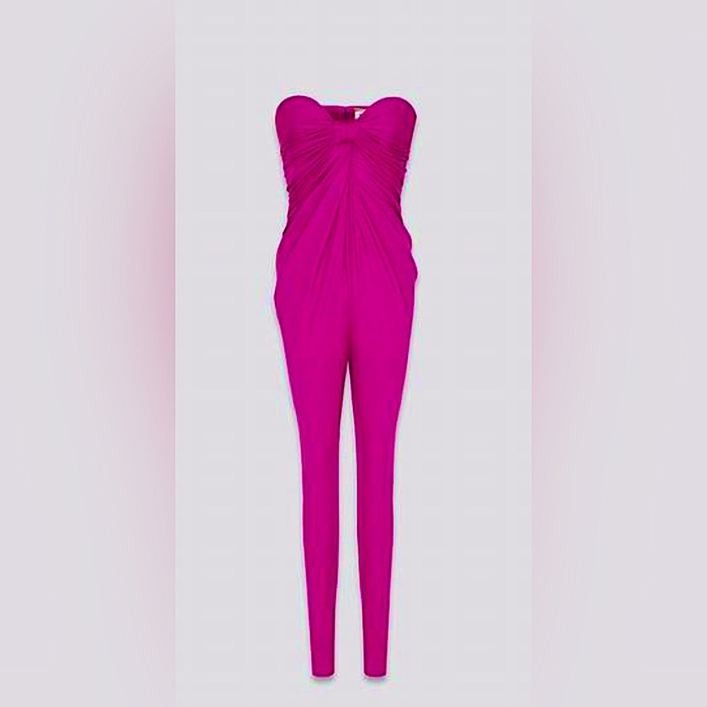 Saint Laurent PERFECT CONDITION BUSTIER CATSUIT, Size Small